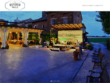 Tablet Screenshot of osteriavalle.com